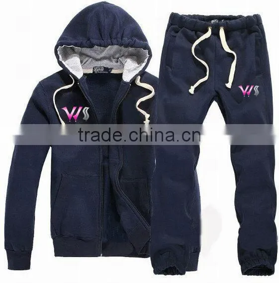 WHOLESALE FLEECE TRACKSUIT COTTON TRACKSUIT MENS HOODIE SET photo-2