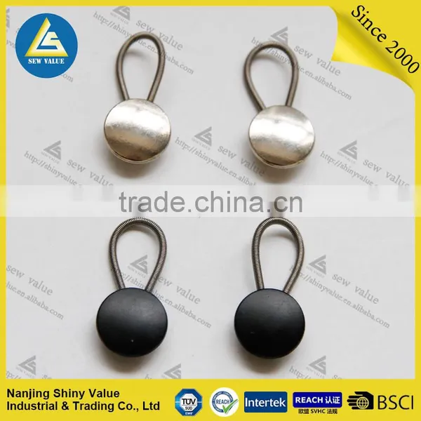 Blister Card Packing 2pcs Zinc Plated Silver Color Round Metal Collar Extende photo-2
