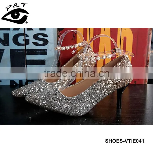 Custom Design Shoelaces With Pearl Rhinestone For Women Adjustable Shoes Straps photo-2