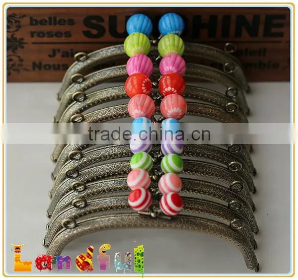 High Quality Colorful Purse Frame Handbag Supplies Metal Purse Frame photo-6