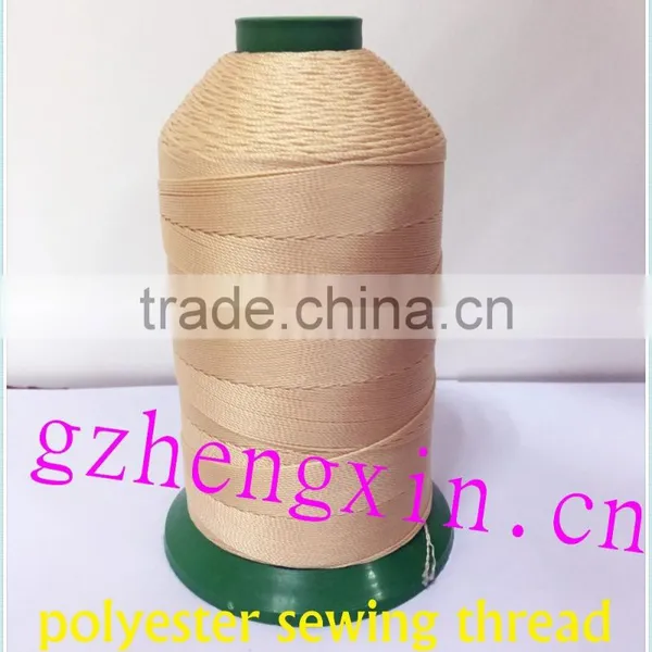 Raw White 210d /2, 100% Polyester Quilting Sewing Thread for Making Mattress photo-2
