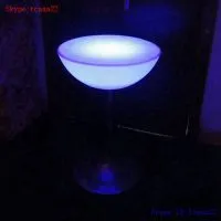 Nightclub Led Cylinder Bar Cocktail Table Furniture photo-3