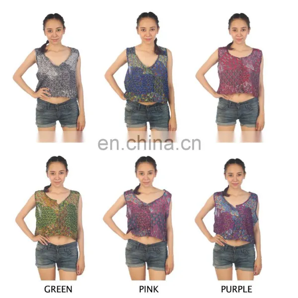 Women Ladies Casual Crop Vest Lose Cami Tank Sleeveless Strap Tops Tee Shirts photo-2