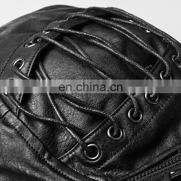 Punk Rave Gothic Synthetic Leather Corset Y-773 photo-6