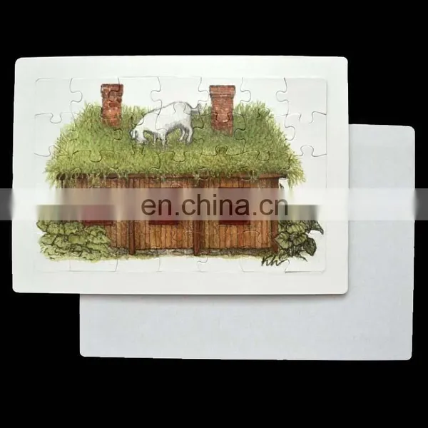 Full Color Printing Custom Design A4 Cardboard Puzzle Jigsaw photo-2