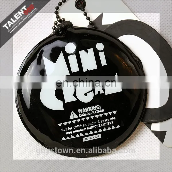 Custom Paper Printed Black Punched Shape Hangtag With PVC Cotton Filling Pendant for Kid's Garment photo-5