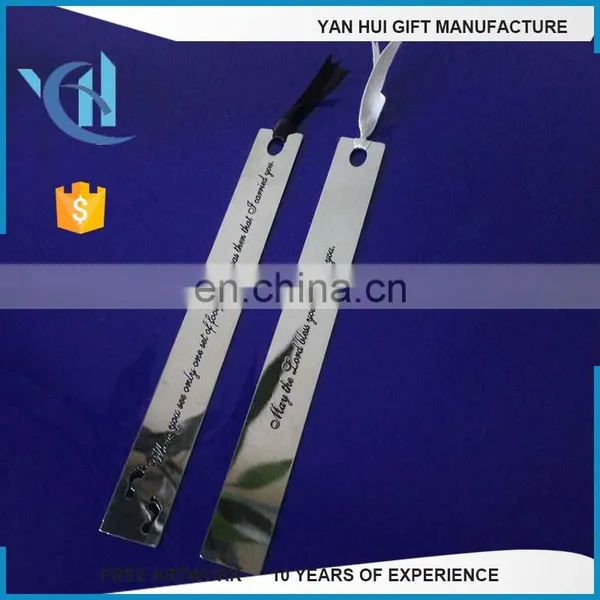Brass Material Etching Crafts Custom Metal Bookmark photo-4