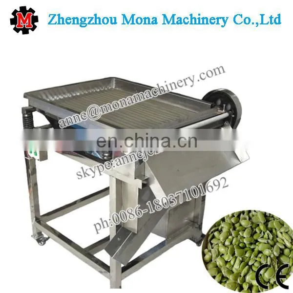 Green Fresh Pea Soybean Broad Bean Skin Peeler Sheller Removing Shelling Peeling Machine photo-2