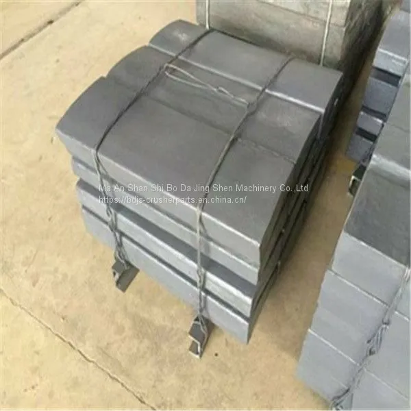 Ceramic Insert Martensitic Impact Crusher Casting Spare Parts Blow Bar Fit for Metso photo-2