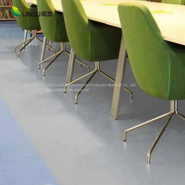 Thin and Light Luxury Pvc Sheet Vinyl Flooring Graphics 2mm Roll for Commercial Kindergarten Hospital Furniture Room photo-2