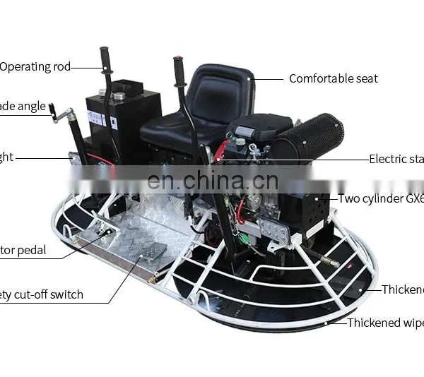Gasoline Concrete Driving Type Power Trowel Machine Gx690 photo-7