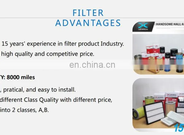 Leweda Car Parts Oil Filter Brands 15400-RTA-004 With Factory Price photo-7