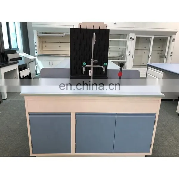 Chemical Resistant University Laboratory Workbench Lab Faucet Table Work Bench photo-2