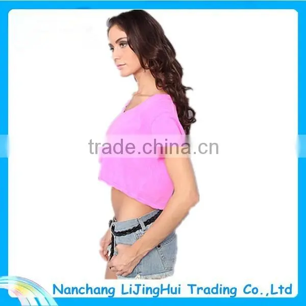 Custom Made Basic Teen Girl Lady T Shirt 2015 photo-4