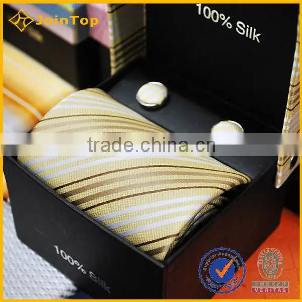 2016 Latest Promotional Silk Necktie Cufflink Tie Custom Gift Box Set photo-6