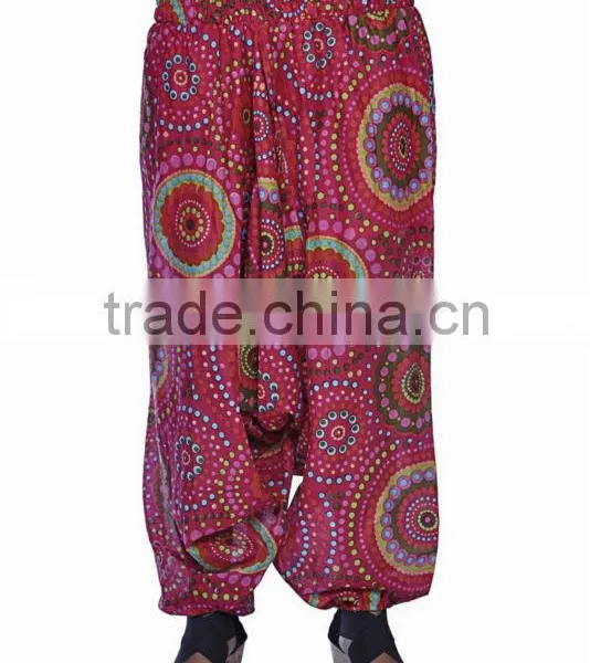 Indian Women Multicolored Printed Harem Pants Trousers Afghani photo-4