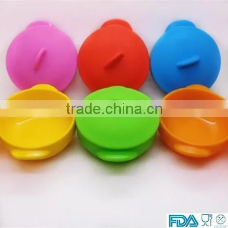 FDA Silicone Baby Bowl With Lid Silicone Baby Feeding Bowl Microwave Safe Bowl photo-5