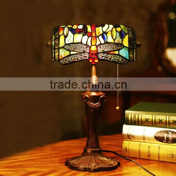 Tiffany Style Dragonfly Reading Table Tiffany Lamp