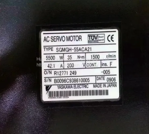 SGMGH-55ACA21 Yaskawa No Brake Oil Seal AC Servo Motor Easy Maintenance photo-4