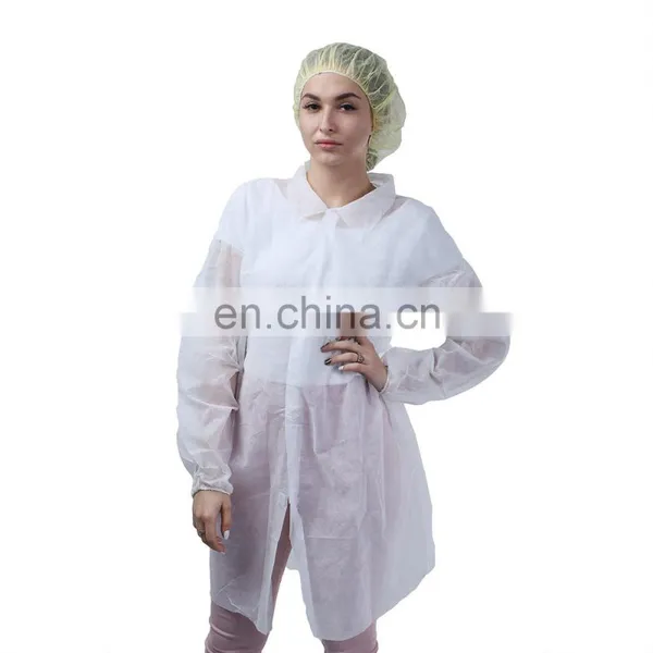 Breathable Comfortable Nonwoven Disposable Laboratory Coats photo-5