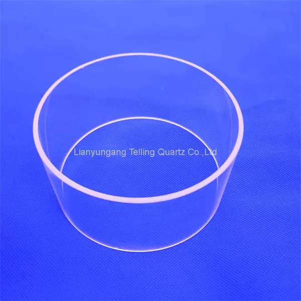 Large Diameter Quartz Glass Tube Clear Quartz Tube photo-4