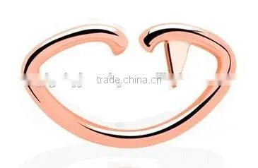 Irregular Oval 316L Surgical Steel Tragus Cartilage Daith Body Piercing Jewelry photo-2