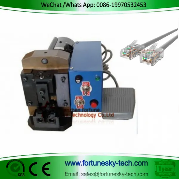 Эфирная RJ45 прессовая машина