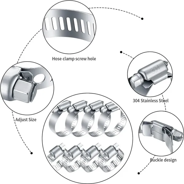American Type Hose Clamp Machine With Automatic Feeding