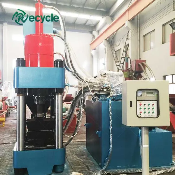Hydraulic Metal Briquette Pressing Machine for Copper Chips photo-5