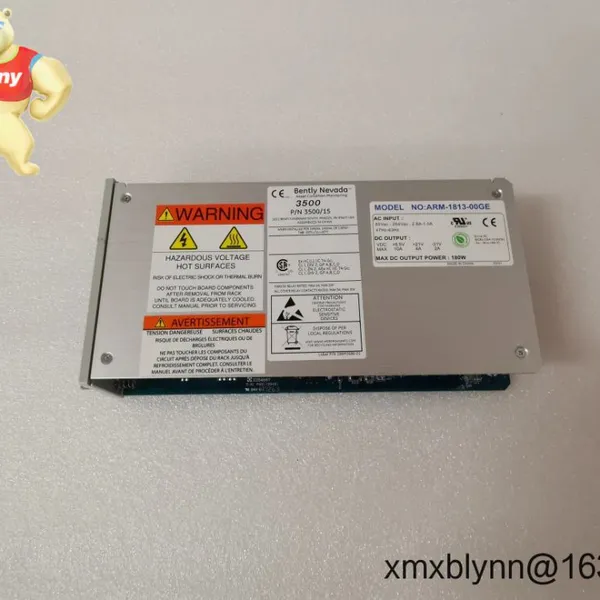 Bently Nevada 3500/15-IS Power Supply Module – Reliable, Redundant Power for 3500 Machinery Protection Racks photo-3