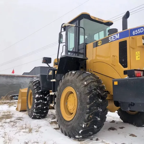 5Ton SEM655D SEM656D Front Loader Wheel Tractor Loader With Weichai Engine Pump and Gearbox for Africa Market 1 Year Warranty photo-3