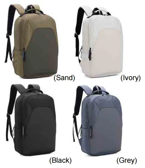 Wholesale Laptop Bag Durable Waterproof Polyester With Luggage Attachment Strap School Travel Backpack photo-2