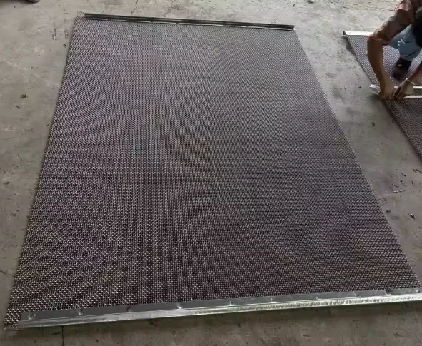 Metal Decorative Lock Crimped Stainless Woven Wire Mesh For Interior Design photo-4