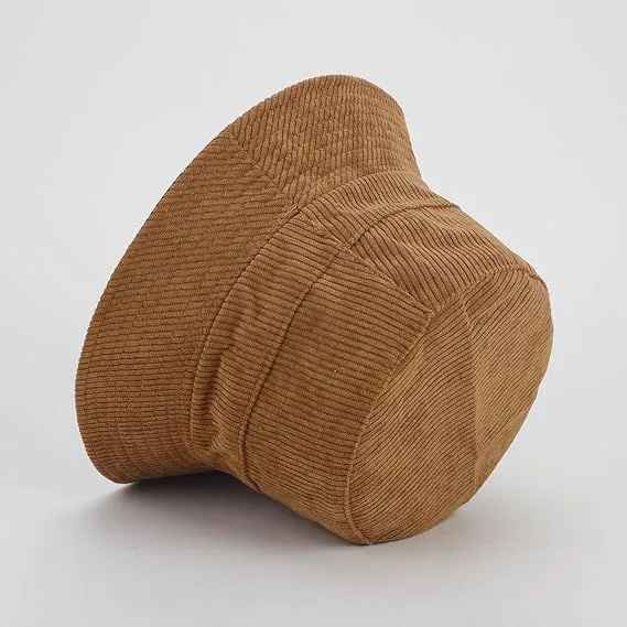 Wholesale Summer 100% Cotton Corduroy Customized Embroidered Red Bucket Hat Custom Bucket Hat With Custom Logo photo-2