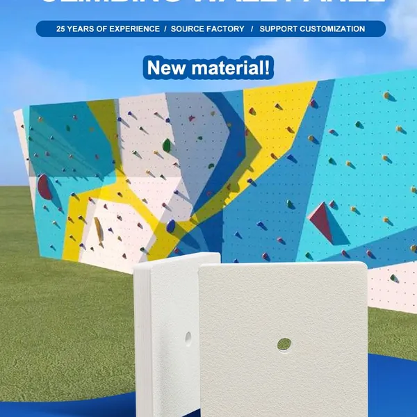 Eco-Friendly FRP Climbing Wall Panel Green Fitness Center Recyclable Material Non-Toxic Workout Environment FRP Sandwich Panel photo-2