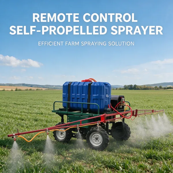 Remote Controlled Crop Sprayer Machine for Precision Agriculture Plant Protection and Farm Use