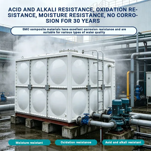 Insulated FRP Water Tank Constant Temperature Fiberglass Water Storage Tank for Hot Water Supply