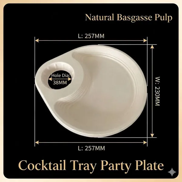 Eco-Friendly Paper Pulp 2/4 Cup Carrier Tray Hot Drink Holder for Takeaway photo-3