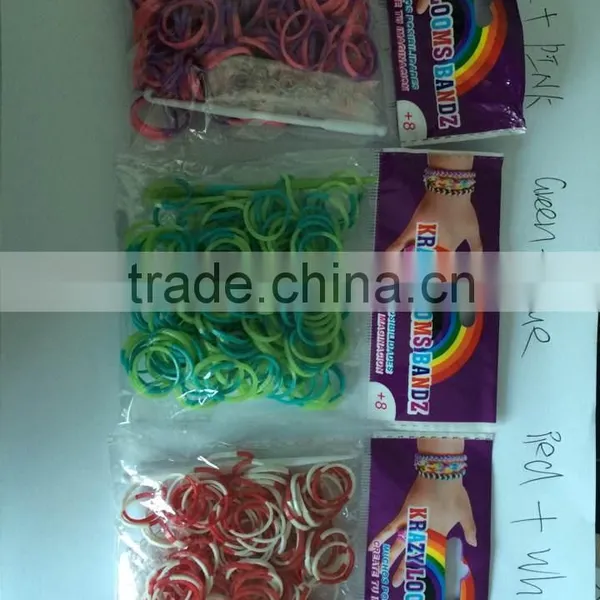 Promotion Crazy Loom Bands, Colorful Loom Bands Kit photo-3