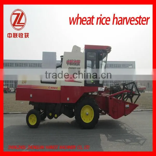 4LZ-3A China-made Wheat Cutting and Threshing Harvester photo-4