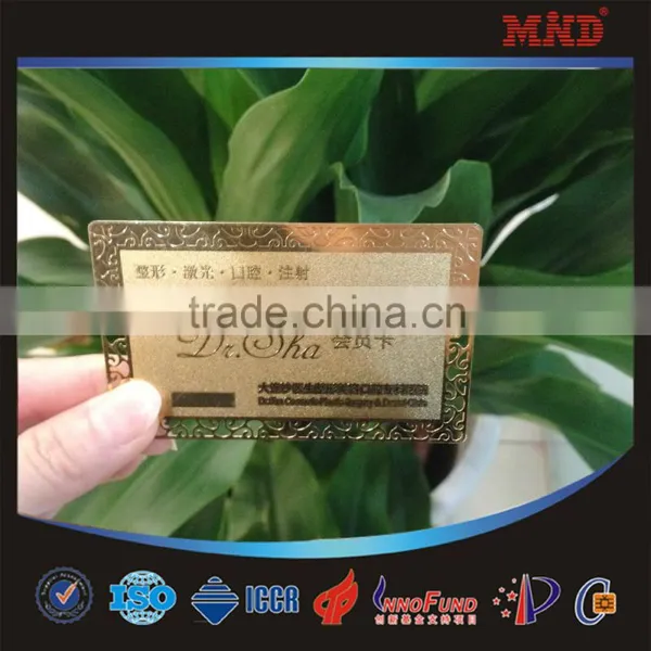 MDM5 HQ Customized Laser Cut Blank Metal Business Card Quality Choice photo-5