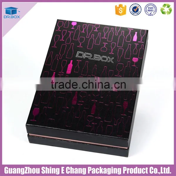 Manufacturer Wholesale CMYK Recycled 2 Bottle Wine Box photo-4