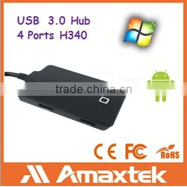 Top Selling Products 2015 High Speed 4-Port USB 3.0 Charging Hub Device photo-3