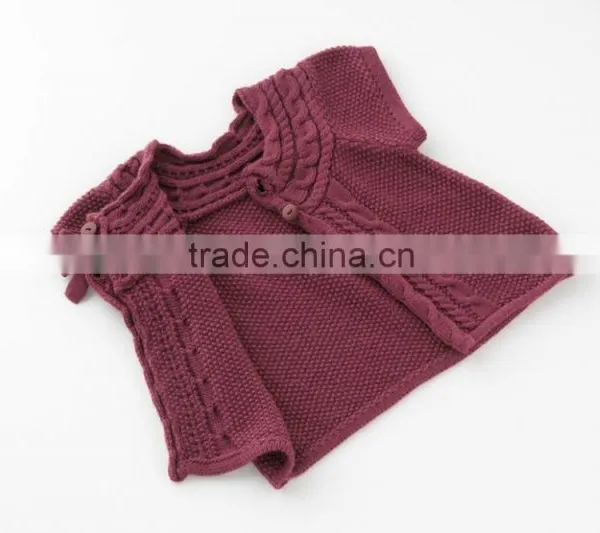 Japanese Wholesale Product High Quality Products Cute Kids Clothes Infant Baby Wear Knitted Cardigan for Girls photo-5