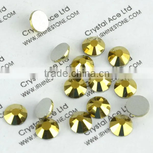 Wholesale Crystal Rhinestone Lead Free Aurum Colour Bulk Non Hot Fix Rhinestones for for Nail Art or Face photo-2