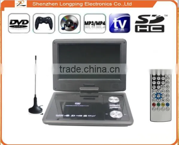 Super Electronic Shock Resistance 7 Inch Lcd Screen Rechargable Portable Dvd Player photo-2