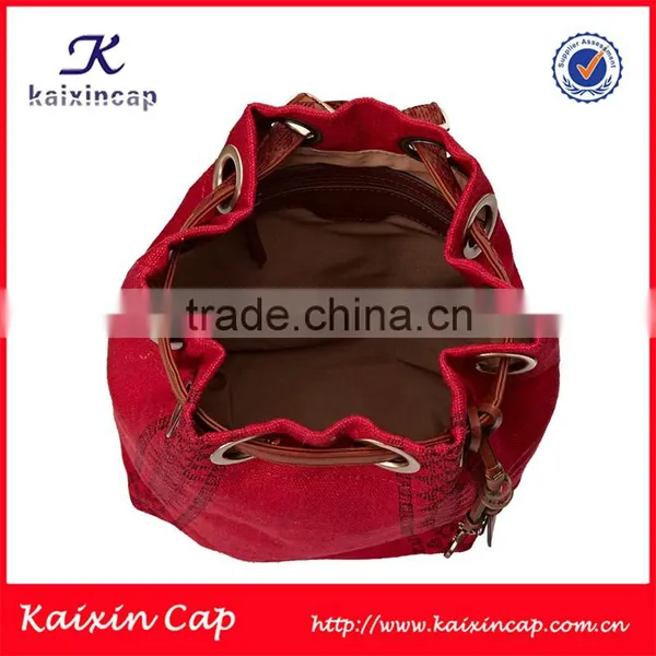 Small Quantity Acceptable High Quality Wholesale Custom Leather Strap Backpack Production photo-3