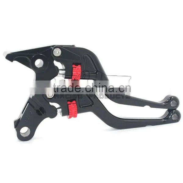 BJ-LS-010 Top Quality CNC Aluminum Short Motorbike Adjustable Brake Clutch Lever for Yamaha YZF R1 2009-2014 photo-3