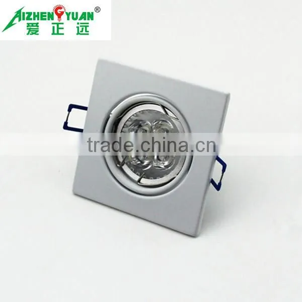 Matt White Aluminium Die-casting Recessed GU10 MR16 Lighting Fixture