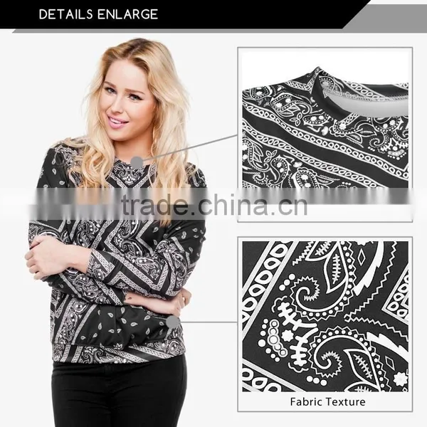 Wholesale Crew Neck Custom 3d Printing Sweatshirt no Minimum photo-4